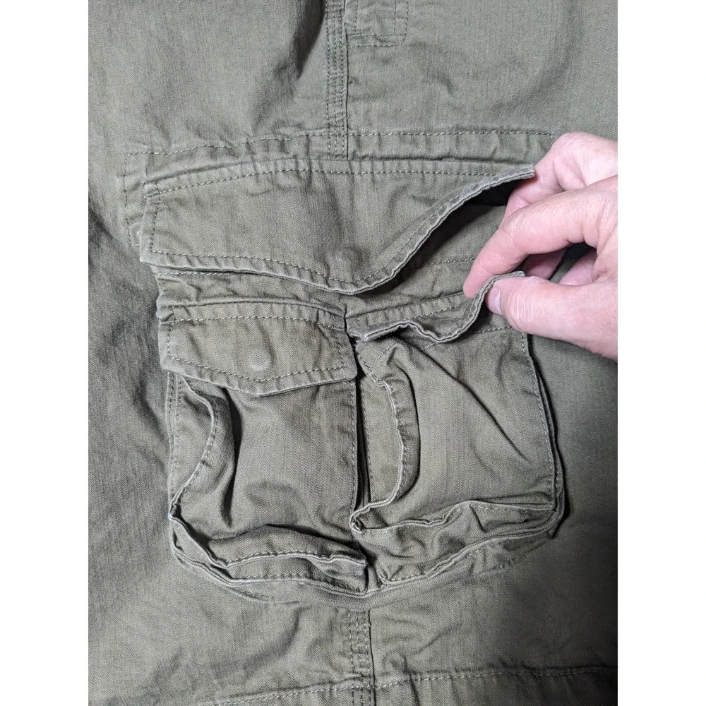 DOCKERS FLAT FRONT LOOSE FIT Men Size 42 Cotton‎ Green 10